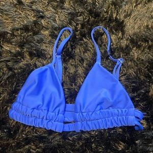 Deeper blue montce bikini top